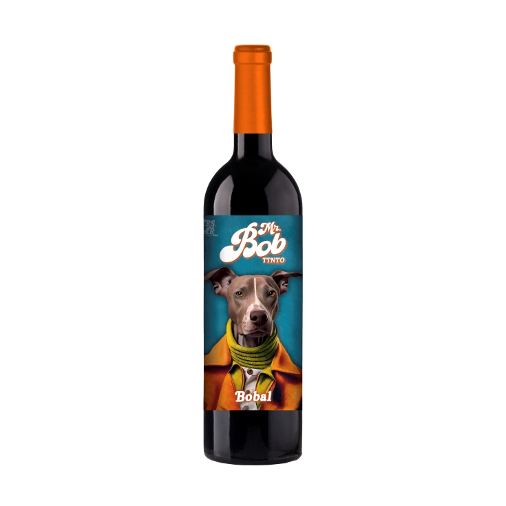 vino tinto bobal garnacha, 750ml - El Jamón