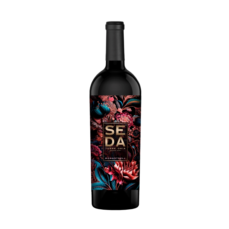 vino tinto flores monastrell, 750ml