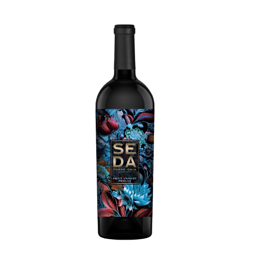 vino tinto petit verdot merlot, 750ml