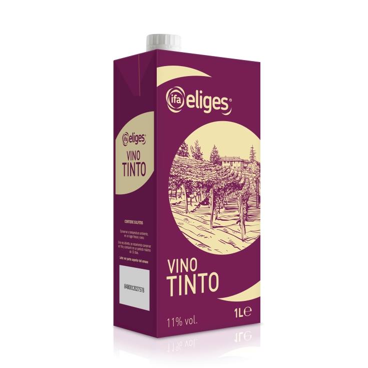 vino tinto brik, 1l