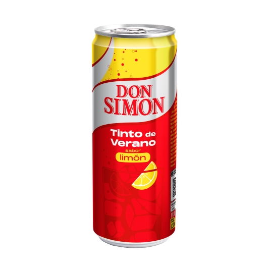 tinto verano limón lata, 330ml