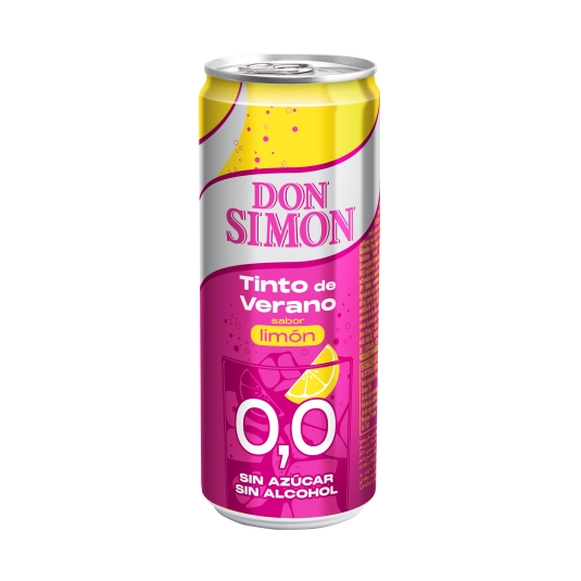 tinto verano limón 0,0 lata, 330ml