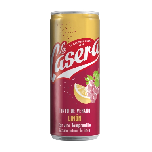 tinto verano limón lata, 330ml