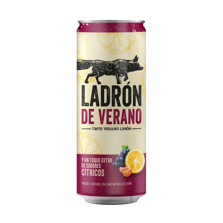 tinto verano limón lata, 330ml