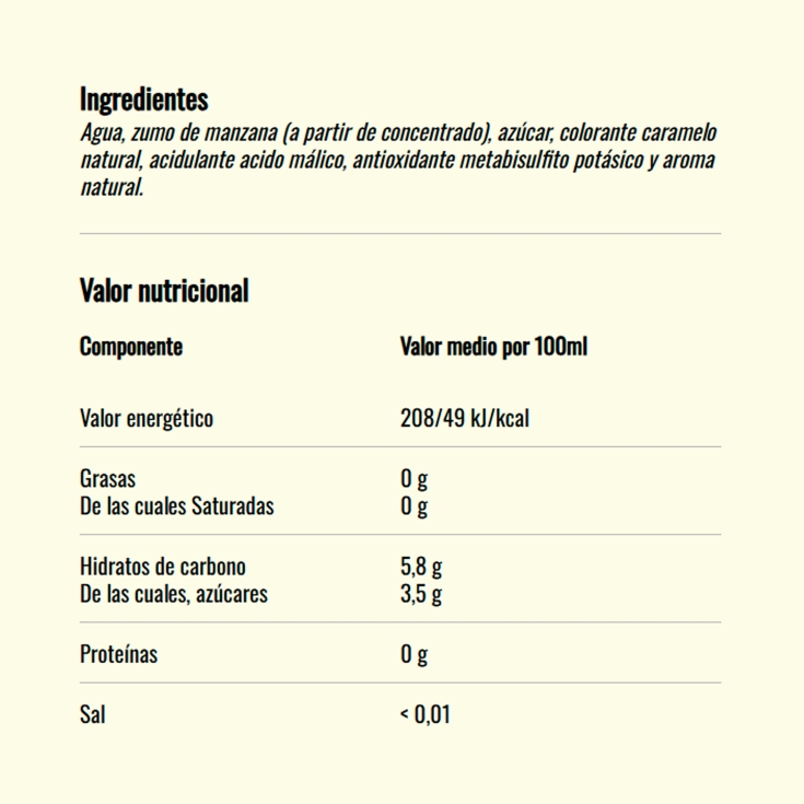 cider manzana verde, 250ml