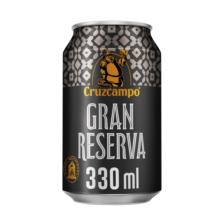 cerveza gran reserva lata, 330ml