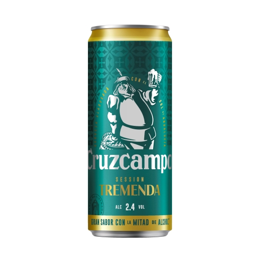 cerveza tremenda lata, 330ml