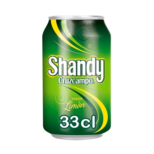 cerveza shandy limón lata, 330ml