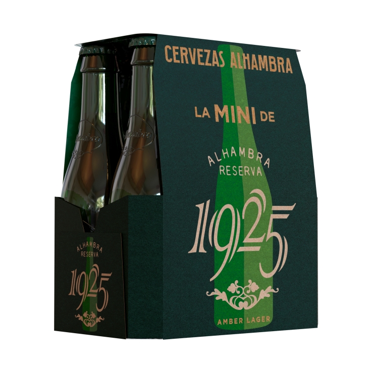 cerveza reserva 1925 mini botellín, pk-6
