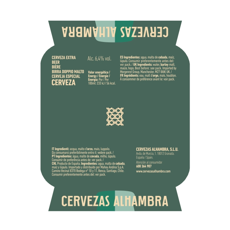cerveza reserva 1925 mini botellín, pk-6
