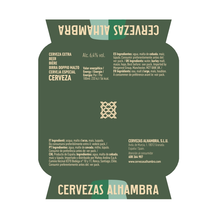 cerveza reserva 1925 botella 330ml, pk-4