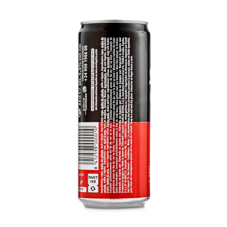 cerveza lata, 330ml