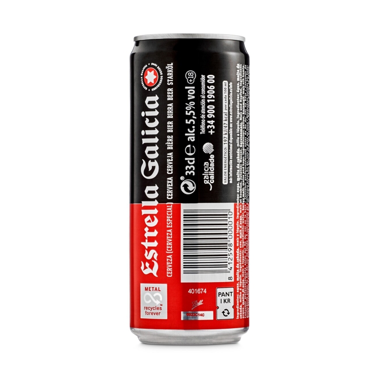 cerveza lata, 330ml