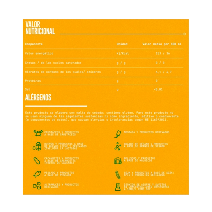 cerveza radler lata, 330ml