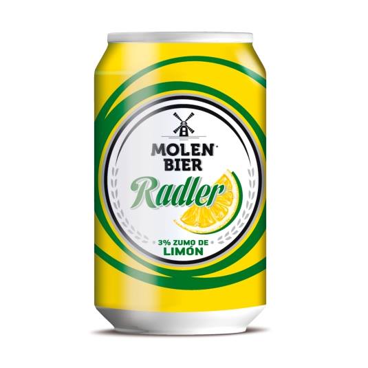 cerveza radler lata, 330ml