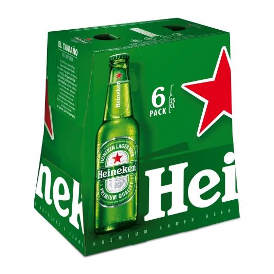 cerveza botellín 250ml, pk-6