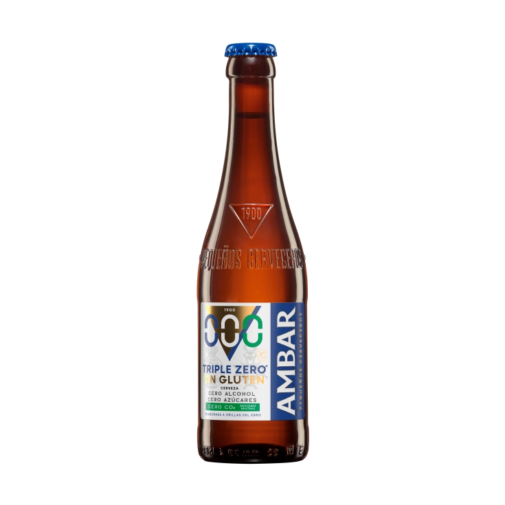 cerveza 0,0 sin alcohol celíacos, 330ml