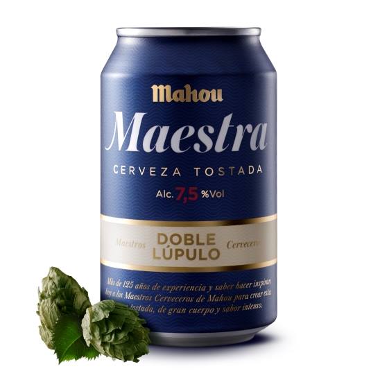 cerveza maestra lata, 330 ml