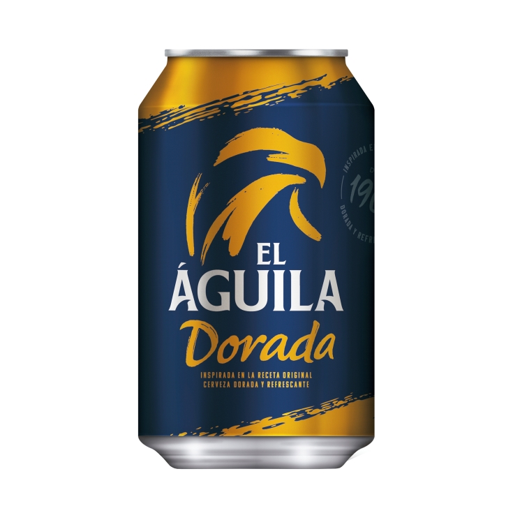 cerveza dorada lata, 330ml