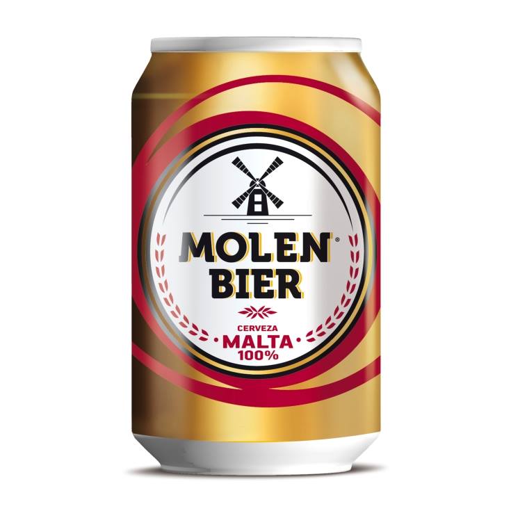 cerveza 100% malta lata, 330ml