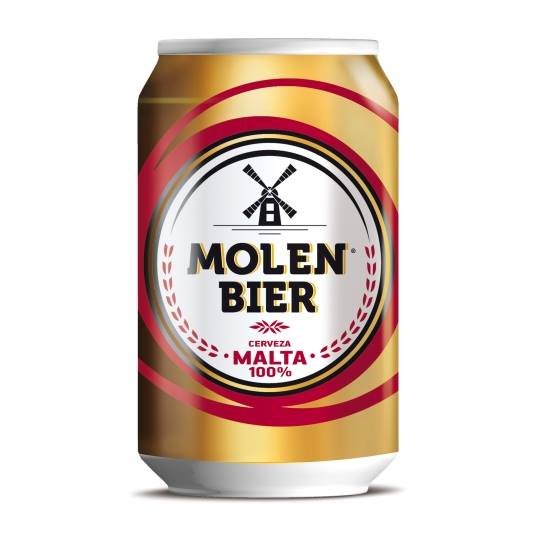 cerveza 100% malta lata, 330ml