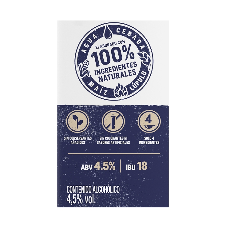 cerveza mexicana botellín, 355ml
