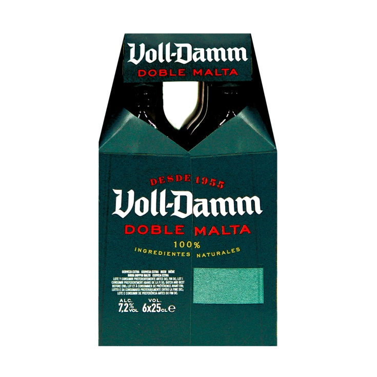 cerveza botellín 250ml, pk-6