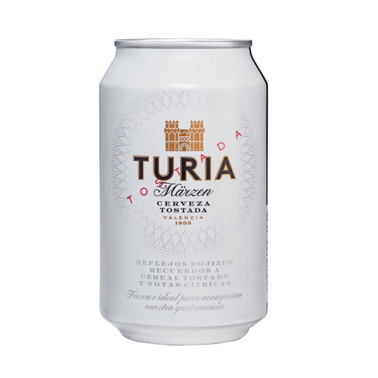 cerveza tostada lata, 330ml