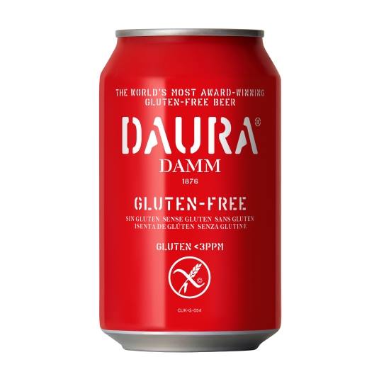 cerveza sin gluten lata, 330ml