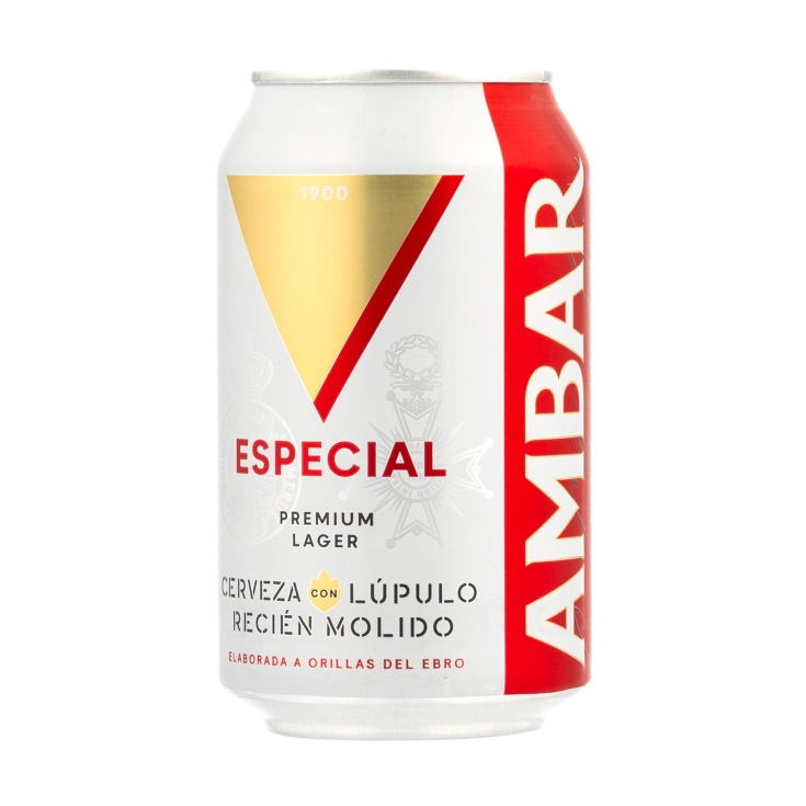 cerveza especial lata, 330ml