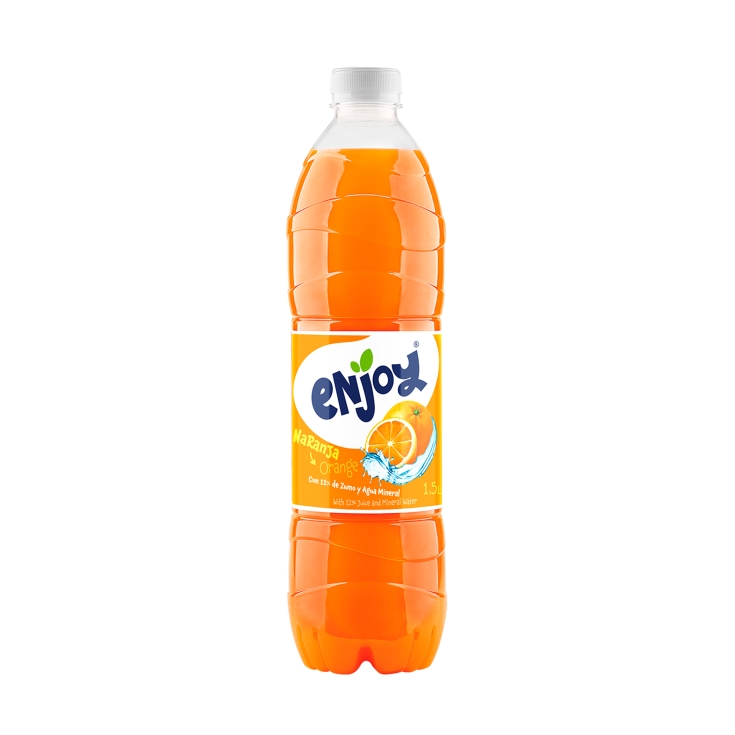 refresco sin gas naranja, 1,5l