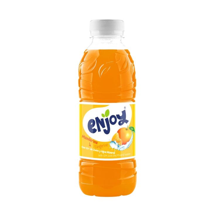 refresco sin gas mandarina, 50cl