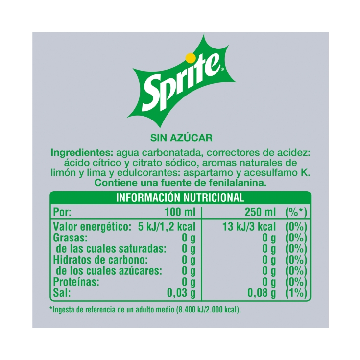 refresco lima limón zero, 2l