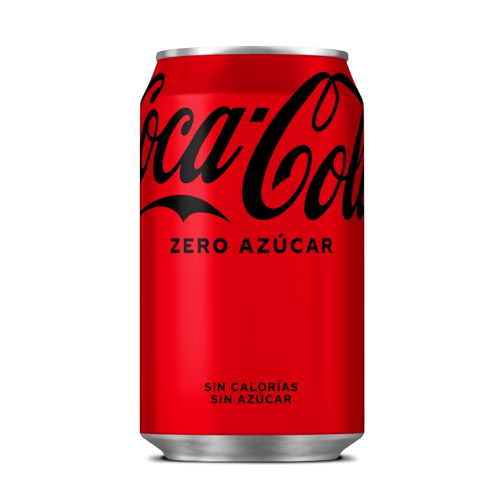 refresco cola zero lata, 330ml