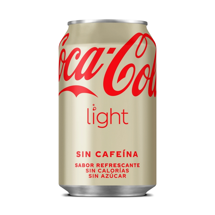 refresco cola light sin cafeína lata, 330ml