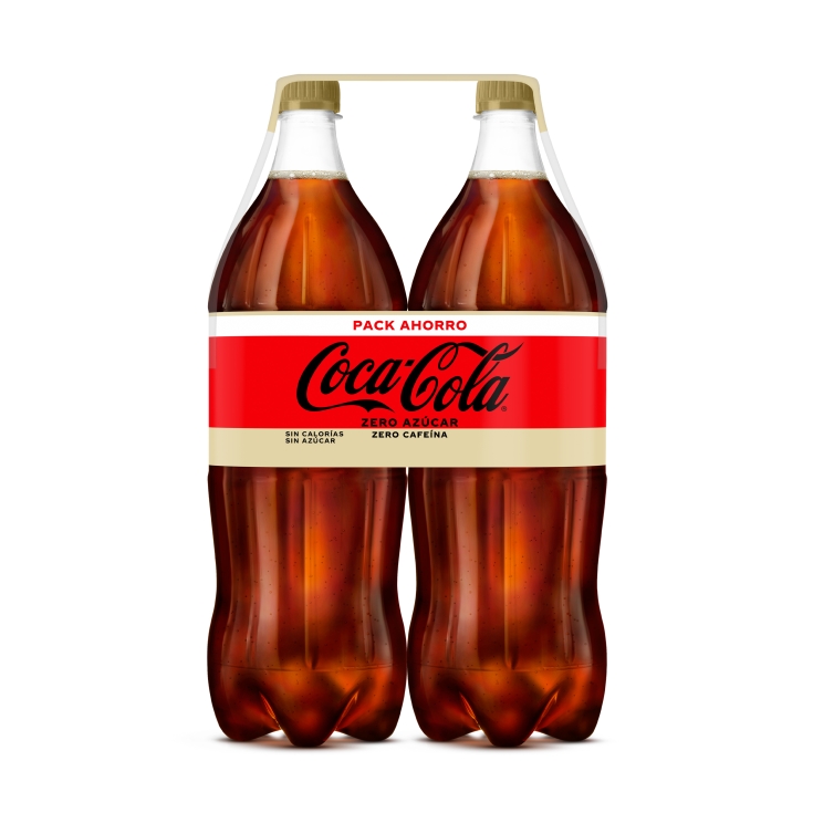 refresco cola zero zero botella 1,25l, pk-2