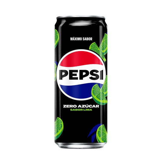 refresco cola zero lima lata, 330ml