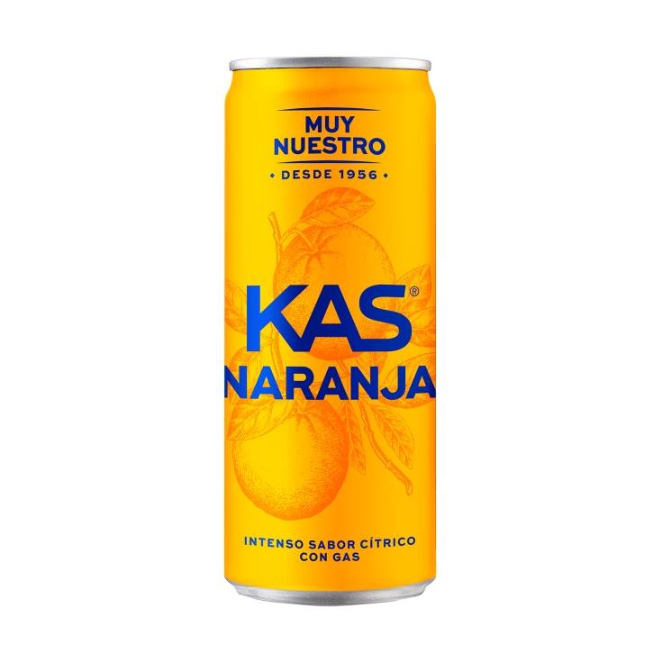 refresco naranja lata, 330ml