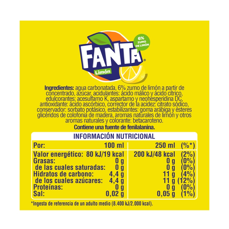 refresco limón, 2l