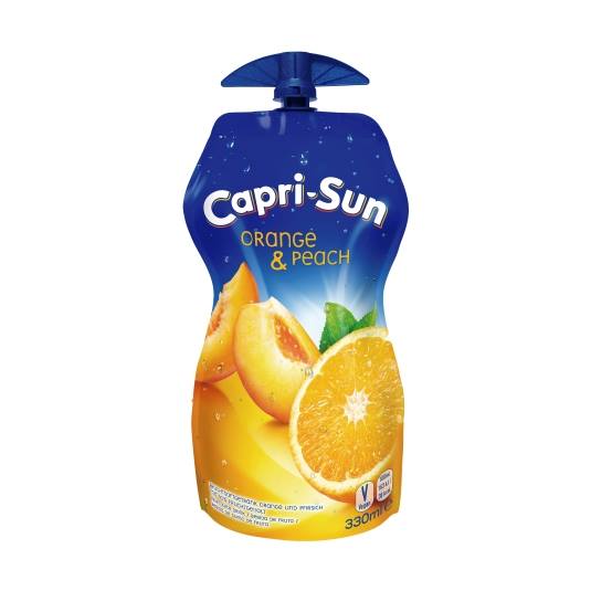 bebida de zumo orange&peach, 330ml