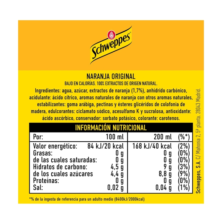 refresco naranja, 1.5l