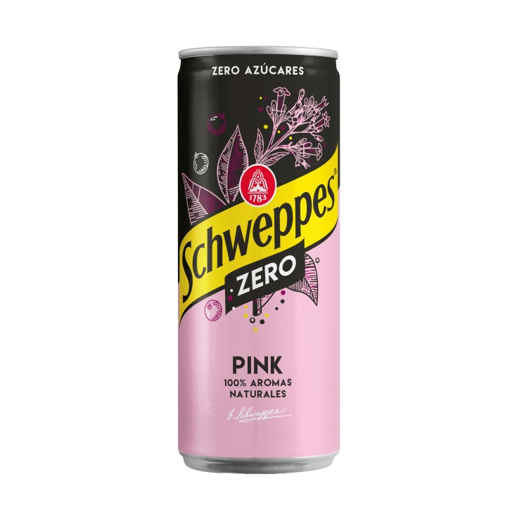 tónica pink zero lata, 330ml