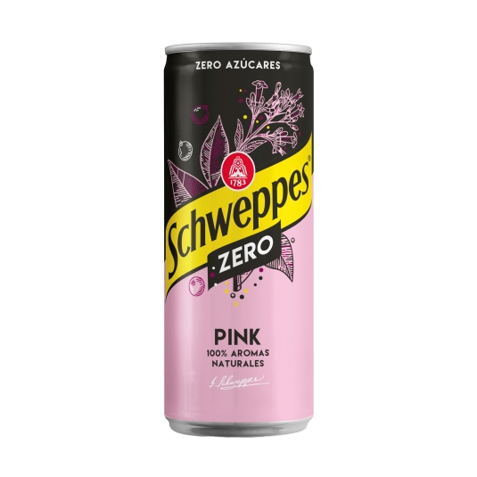 tónica pink zero lata, 330ml