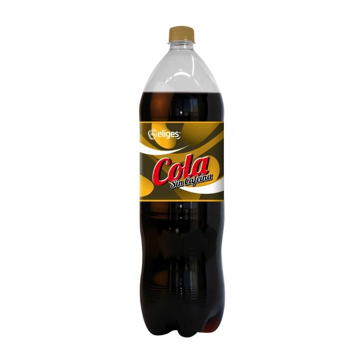 refresco cola sin cafeína botella, 2l - El Jamón