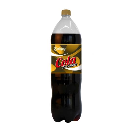 refresco cola sin cafeína botella, 2l