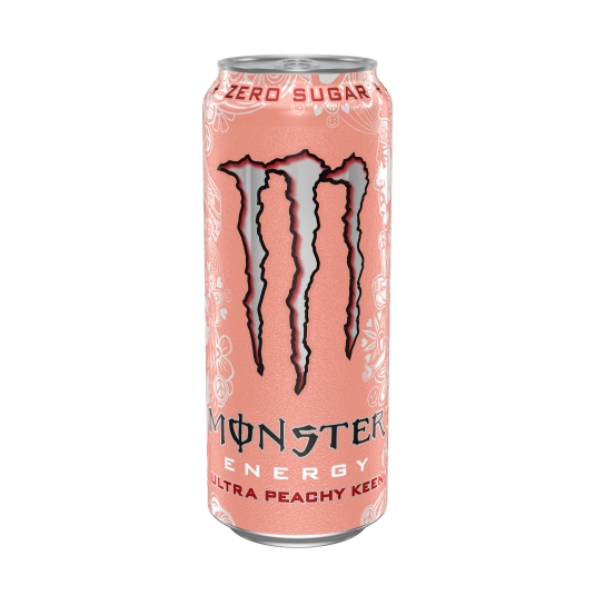 bebida energética ultra peachy keen, 500ml
