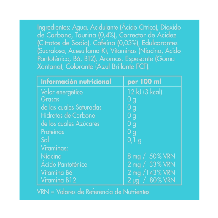 bebida energética ice, 250ml