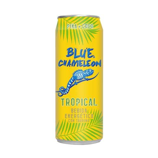 bebida energética tropical piña-coco, 500ml