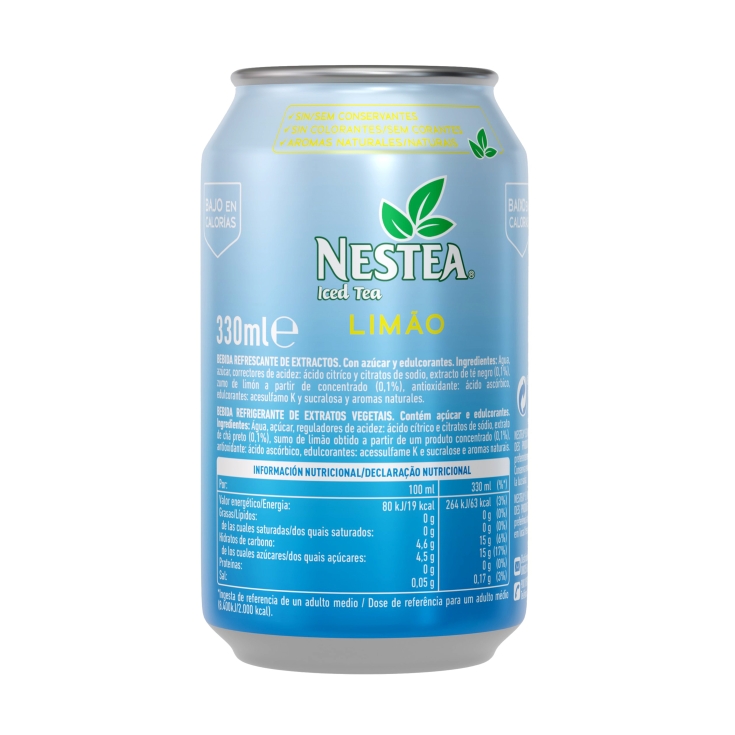 té al limón lata, 330ml