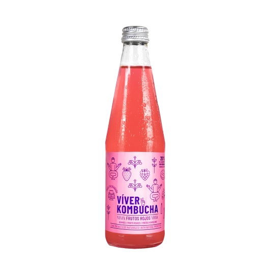 refresco frutos rojos, 330ml